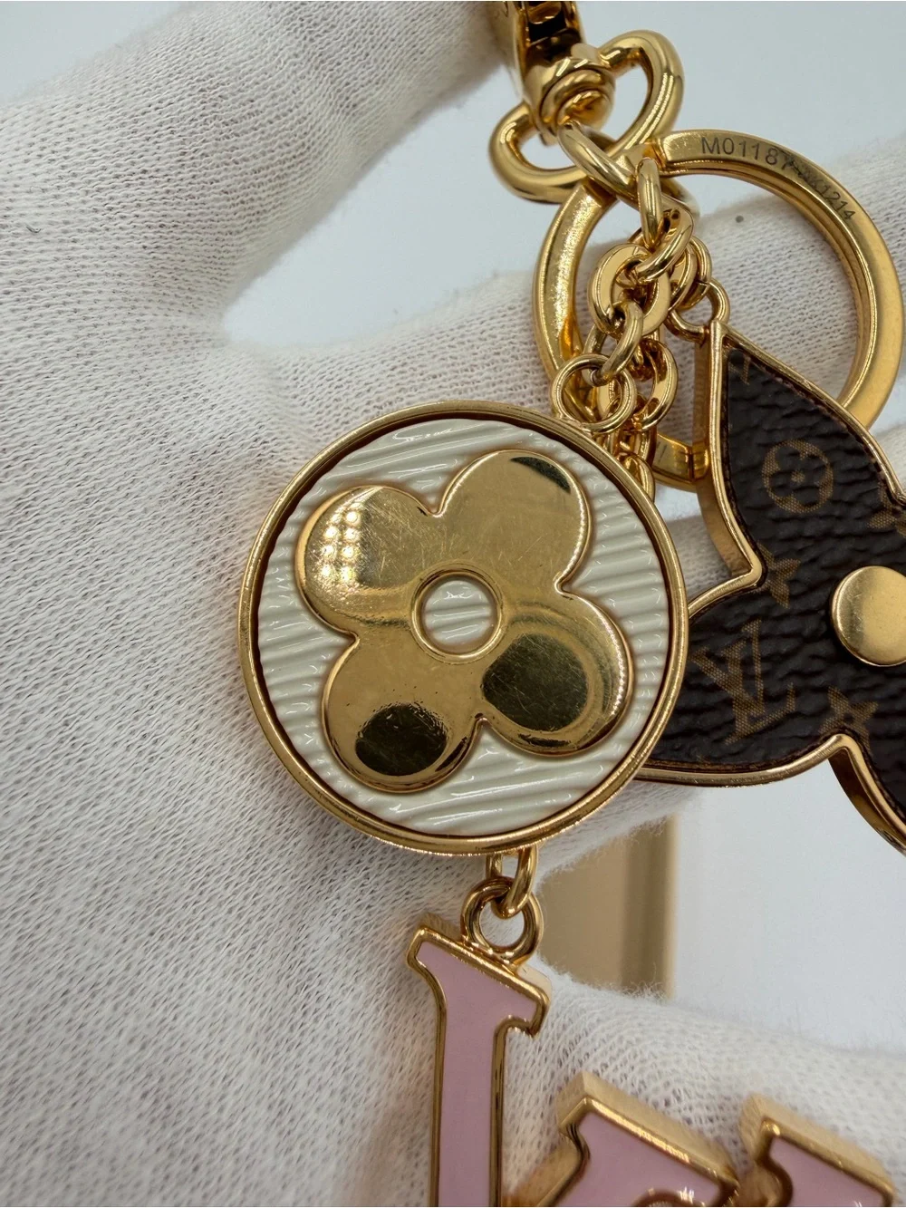 Authentic Louis Vuitton Spring Street Bag Charm w/Box and Authenticate First COA